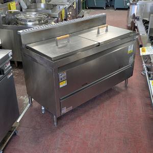 マルゼン】 ガス式 卓上型 ラーメン釜 カゴ数4 MRK-045TB 幅400×奥行