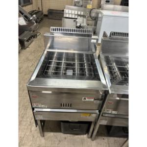 タニコー 2槽フライヤー NB-TGFL-C67W 都市ガス 670×600×800 中古厨房