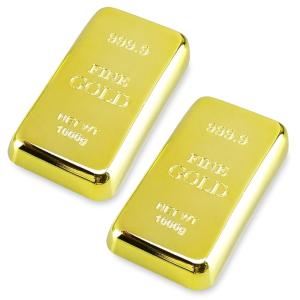 レプリカ 約750g〜900g ゴールドバー ディスプレイ 展示用 金塊 Gold