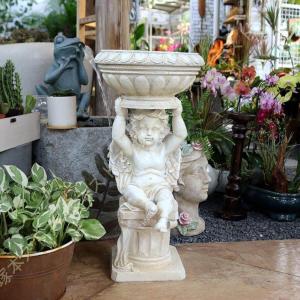 開運 天使 置物 プランター ガーデニング エンジェル 雑貨 フレアー