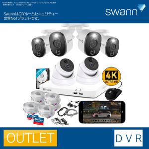 Swann セキュリティカメラ 4CH DVRレコーダー FHD 1TB搭載(最大4TB対応