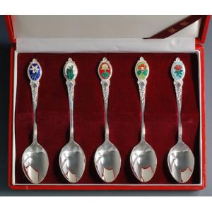 銀製品・菓子切・和楊枝「鶴亀」2本セット : 銀食器・銀製器の老舗上田