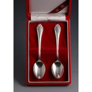 銀食器カトラリー「ニュークラウン」スプーン2本セット・銀製品・ : 銀