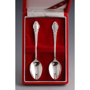 銀食器カトラリー「ニュークラウン」スプーン2本セット・銀製品・ : 銀