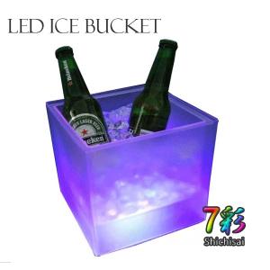 光る ワインクーラー 特大型 タワー型 充電 アクリル リモコン