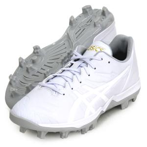 ゴールドステージ アシックス 野球 スパイク 白スパイク ひも マジック