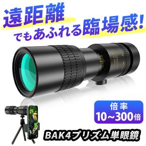 単眼鏡 望遠鏡 スマホ 80倍 80×100 ズーム式 手ぶれ防止 軽量 三脚付き