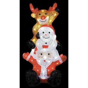 LEDクリスタルモチーフ エントツサンタ WG-1387 イルミネーション