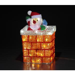 LEDサイクリングサンタ イルミネーション 電飾 サンタクロース 自転車