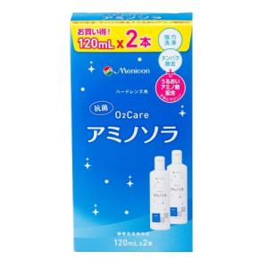 メニコン O2ケア アミノソラ ハードレンズ用 ( 2本入×6セット(1本120ml