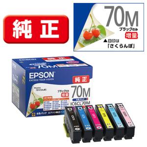 エプソン（EPSON） 純正インク IC6CL70L 6色セット（増量）目印