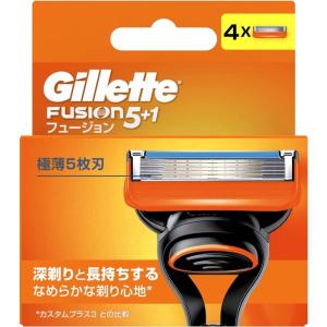 ジレット フュージョン5+1 専用替刃 4コ入 Gillette Fusion 5+1 定形外