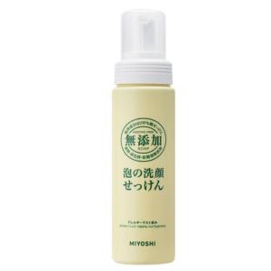 ミヨシ 無添加 泡の洗顔せっけん 詰替用 180ml つめかえ : eハイソー