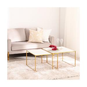 Francfranc（フランフラン） 家具 ダイヤモンドテーブル L ゴールド