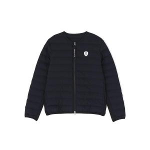 PEARLY GATES（パーリーゲイツ） ジップパーカー 黒×白 肩ロゴ