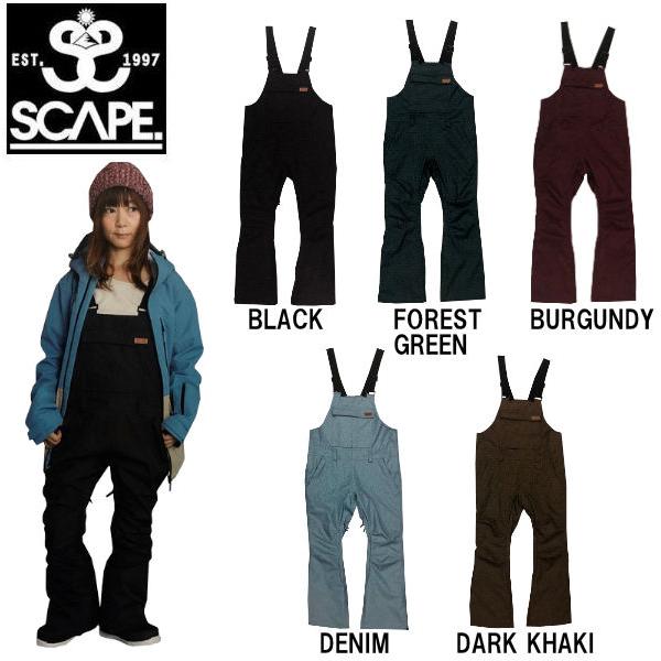 SCAPE エスケープ レディース BIB PANT ビブ パンツスノーパンツ