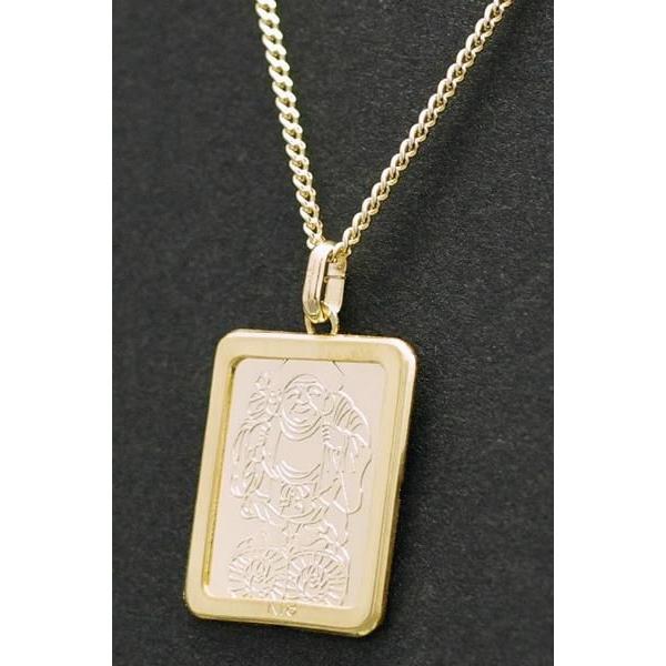七福神純銀ゴールドペンダントネックレス 大黒天 : 七福神.JP Yahoo!店