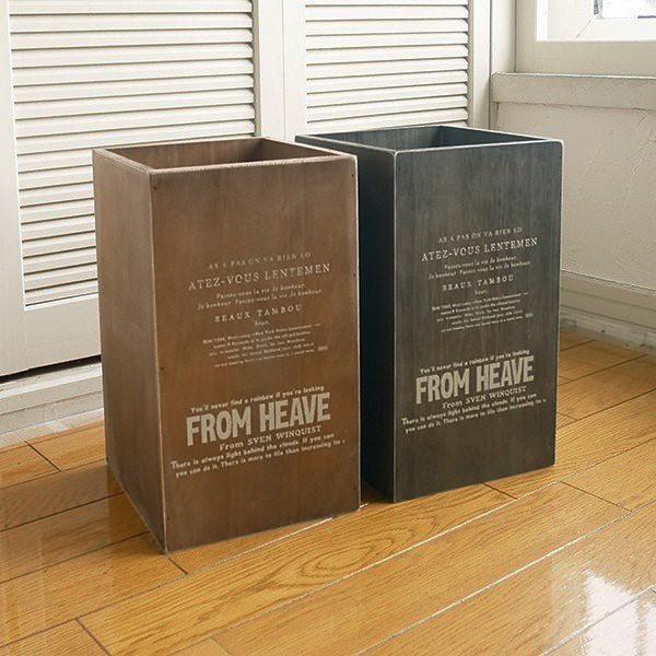 ごみ箱 おしゃれ 男前インテリア 分別 ゴミ箱 木製 ダストボックス