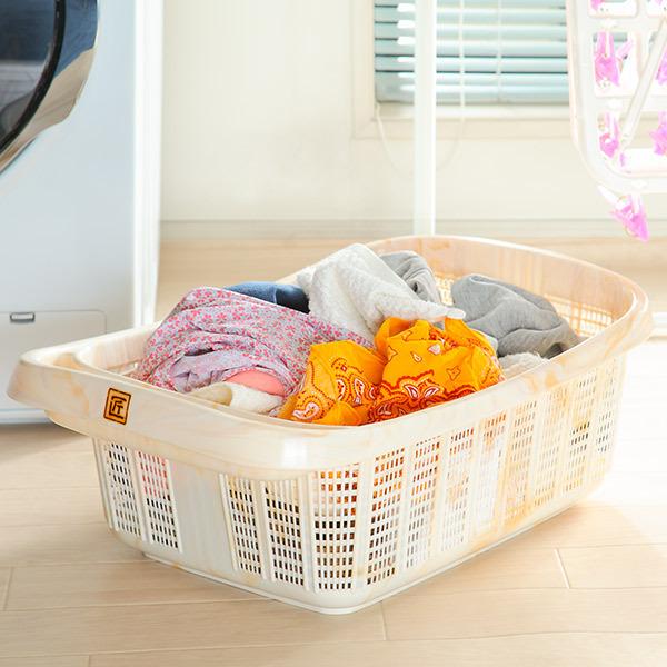 脱衣かご 匠 木目調 防カビ 日本製 （ 洗濯物入れ 洗濯かご ランドリー