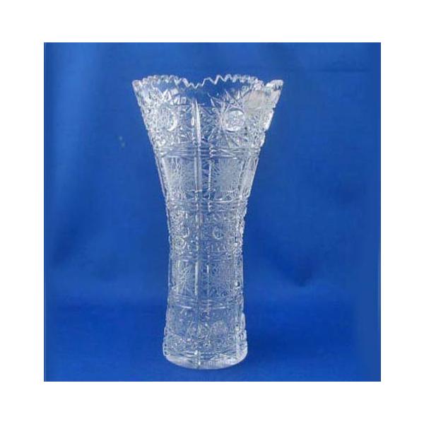 ボヘミアングラス 500PKカット 花瓶（フラワーベース） : コリーネ