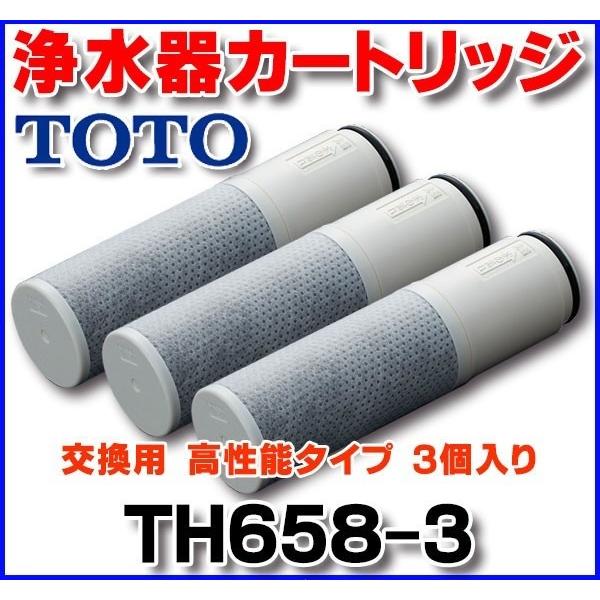 TOTO 浄水器 TOTO TH658-3 浄水器カートリッジ 交換用 高性能タイプ