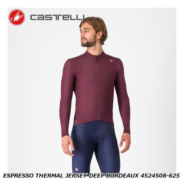 Castelli（カステリ） ESPRESSO THERMAL JERSEY DEEP BORDEAUX 4524508