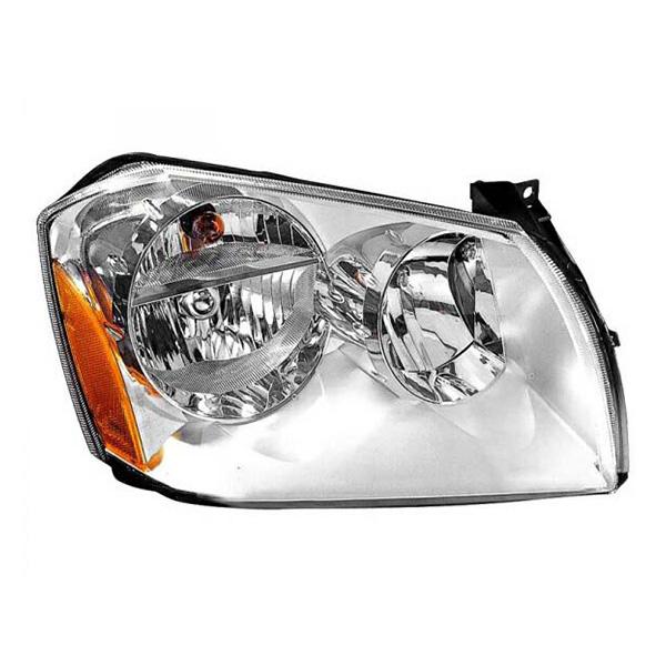 DEPO 正規品 ヘッドランプ ヘッドライト クロームベゼル 純正タイプ
