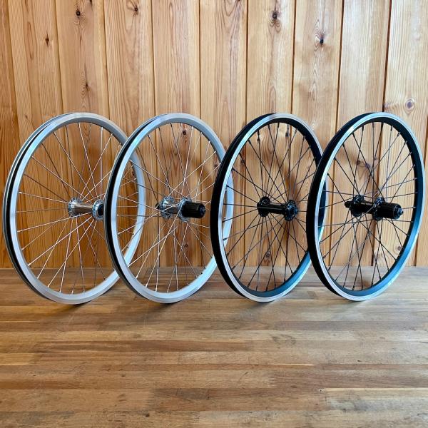 Wheel ホイール 前後セット 車輪 20インチ (406) 10/11段用 シルバー