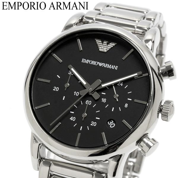 EMPORIO ARMANI エンポリオ アルマーニ 腕時計 メンズ ブランド クロノ