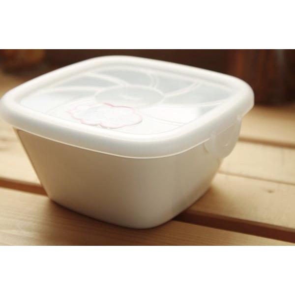 フタ付き角小鉢 国産 美濃焼 保存に便利なフタ付きです 保存容器 蓋