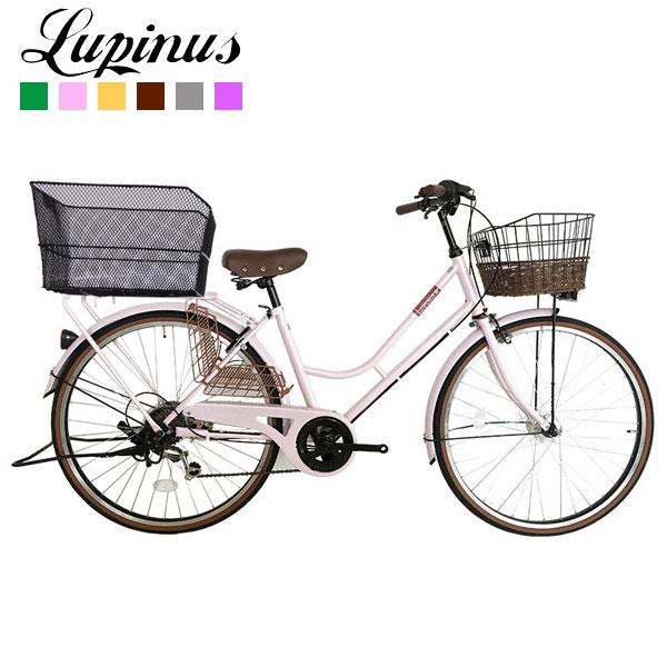 Lupinus（ルピナス） 自転車 26インチ おしゃれ LP-266HA-KB シティ