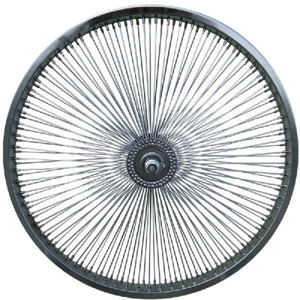 144スポーク 20インチ ホイール フロント クローム 自転車部品