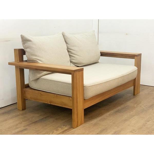 unico/ウニコ BREATH/ブレス 2シーターソファ チーク材 / 2Pソファ