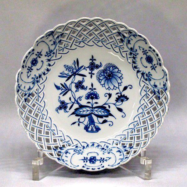 マイセン マイセン（MEISSEN）ブルーオニオン メッシュプレート