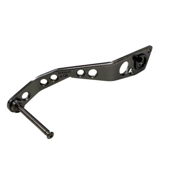 カスタムリールハンドル オニ曲げ 120mm 右用 オシアジガーLD2500用