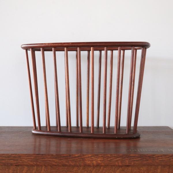 マガジンラック 木製 ブックスタンド 本立て ヴィンテージ