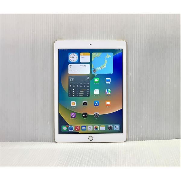 iPad 中古 Apple 第5世代 Wi-Fi + Cellular 32GB ゴールド MPG42J/A