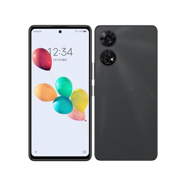 あんしんファミリースマホ A303ZT ブラック 4GB/128GB SIMロック解除