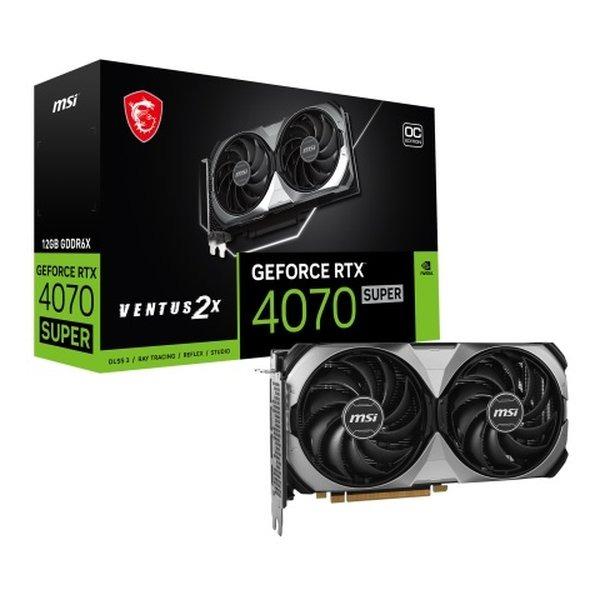 MSI製グラボ GeForce RTX 4070 SUPER 12G VENTUS 2X OC PCIExp 12GB