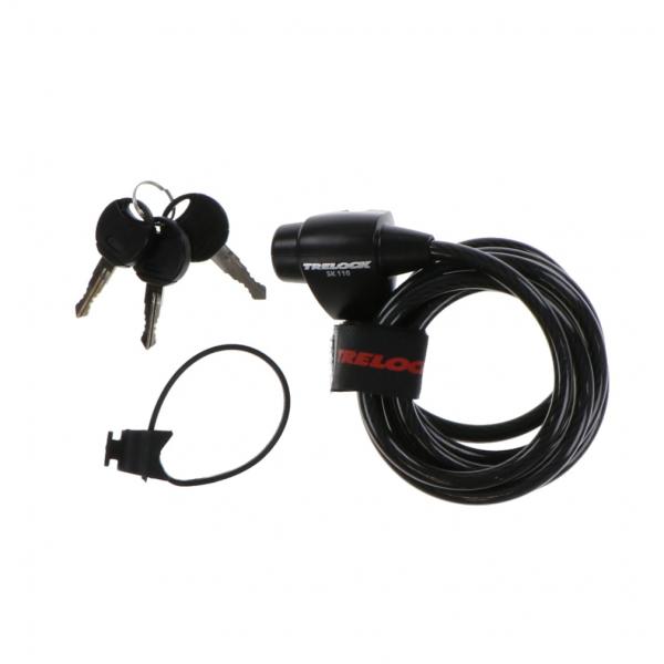 トレロック スパイラルケーブルロック TR-SK110BK バイシクル 鍵