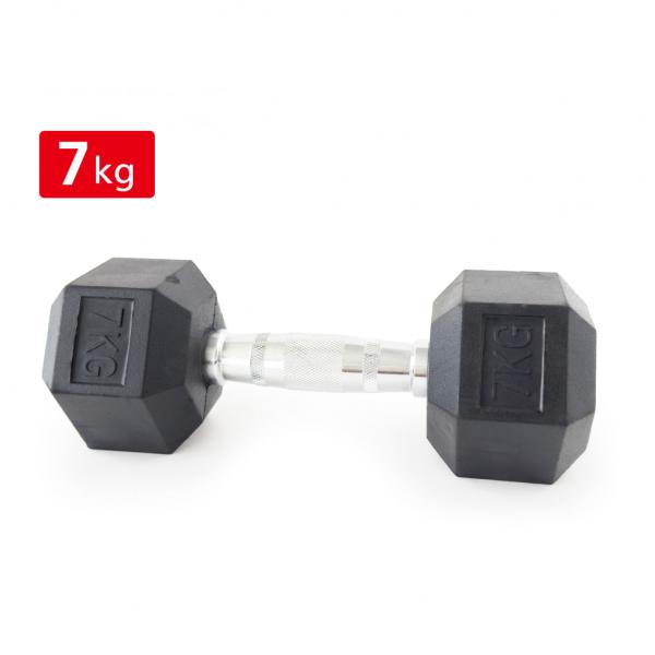 TIGORA（ティゴラ） ラバーダンベル 7kg 7キロ 転がらない 床 保護 筋