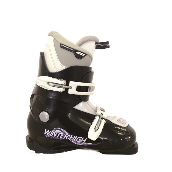 KAZAMA カザマ Winterhigh レディース スキー ブーツ : ブラック