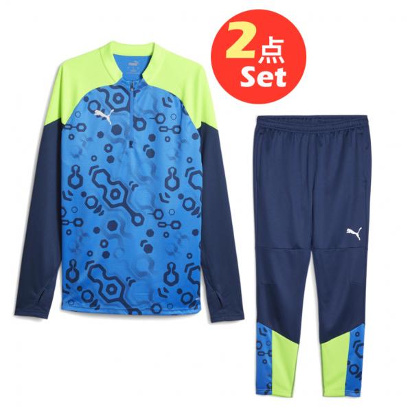 PUMA（プーマ） メンズ サッカーウェア 上下セット INDIVIDUALCUP 1/4