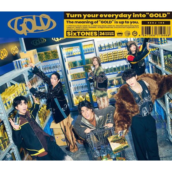通常盤(初回仕様) スリーブケース+フォトブック20P SixTONES CD/GOLD