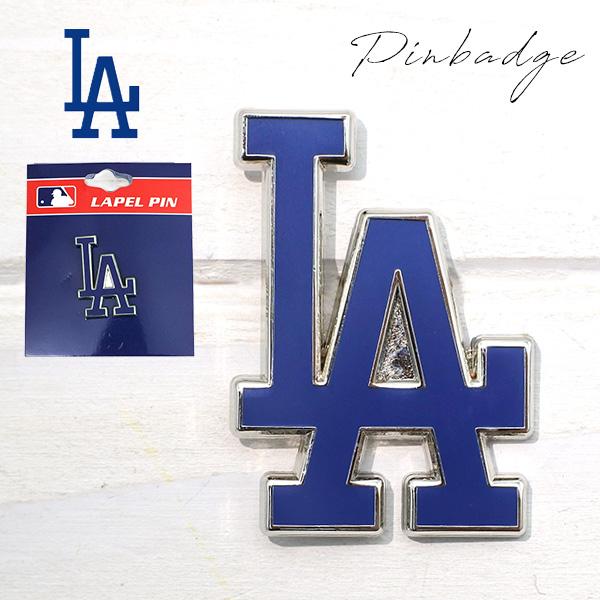 ドジャース ピンバッジ ピンズ PINS ハットピン ブルー ロゴ MLB