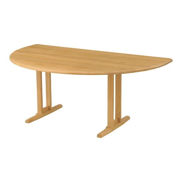 筑波産商 YUME2 160x100 半円 ダイニングテーブルT NA メーカー直送