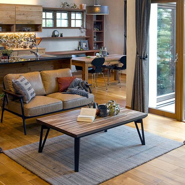 HAGiHARA（萩原） こたつ ルーン120WN ブラウン リビングコタツ 幅120