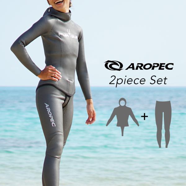 AROPEC アロペック ウェットスーツ 3mm スキン フード付き タッパ