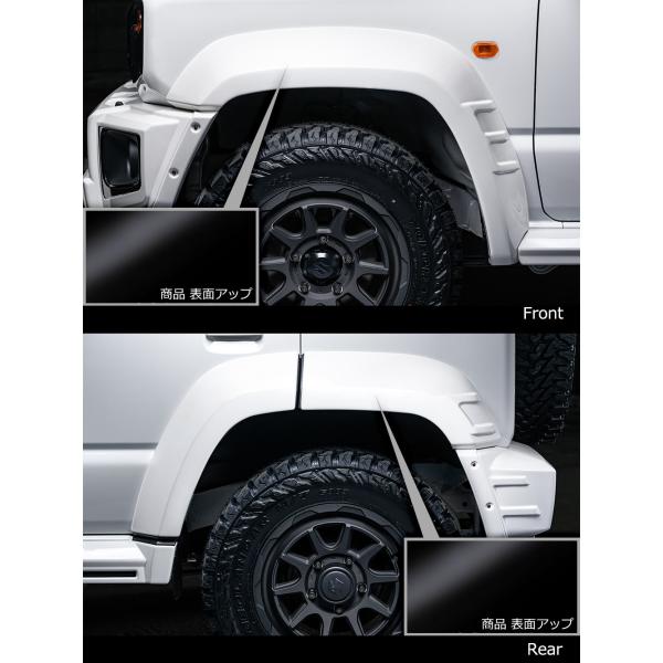 M'z SPEED フェンダートリム アークティックホワイトパール (ZHJ) ABS