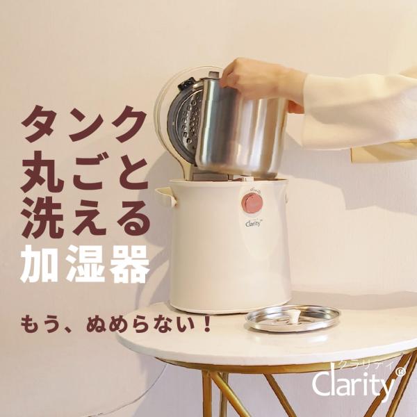 Areti（アレティ） 加湿器 スチーム式 Clarity クラリティ クリーン